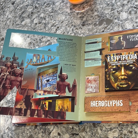 DK Egyptorium Book with Gold Cover - Picture 12 of 16